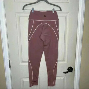 BUFFBUNNY COLLECTION Womens Pink Wide Waistband Mid Rise Nirvana Leggings Sz M